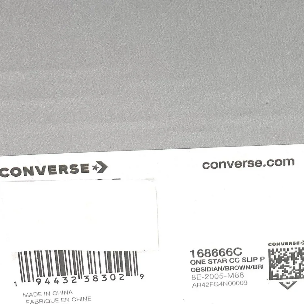 💖MEGA SALE💖CONVERSE Women's ONE STAR CC SLIP Obsidian Blue Canvas 168666C